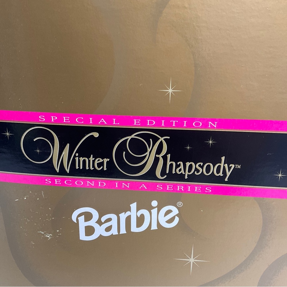 MATTEL x AVON Winter Rhapsody Barbie 2nd in Series Sealed NIB Pink & Plaid Pink - Picture 5 of 11
